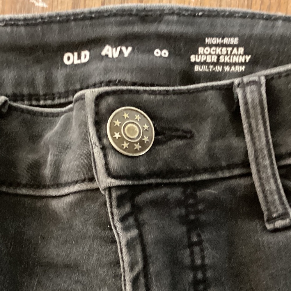 Old navy black skinny jeans